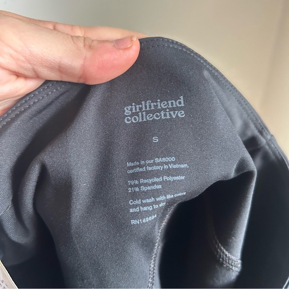 Girlfriend Collective Black Leggings - Picture 3 of 4